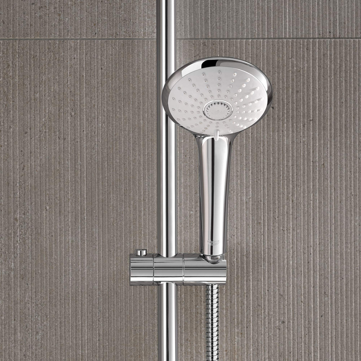 GROHE Euphoria 260 Cooltouch 26128002 Starlight - Sistema de ducha termostático (cromado)