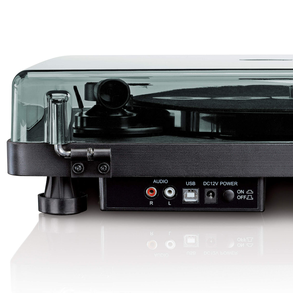 Lenco L-30BK Tocadisco - Tocadiscos (Tocadiscos de Tracción Por Correa, Semiautomático, Negro, 33.45 Rpm, Corriente al terna, 410 mm )