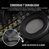 Corsair HS65 WIRELESS Auriculares para Juegos Multiplataforma con Bluetooth - Dolby 7.1 Sonido Envolvente - Micrófono Omnidireccional - iCUE - PC, Mac, PS5, PS4, Nintendo Switch, Móvil - Carbono