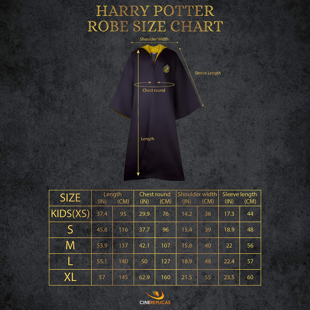Cinereplicas Harry Potter - Capa Hufflepuff - M - Licencia Oficial