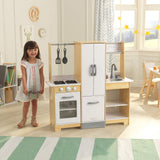 KidKraft Cocina de juguete Modern-Day de madera para niños con EZ Kraft Assembly con accesorios de juego incluidos, juguetes niños y niñas 3+ años (53423)