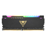 Patriot Memory Viper Steel DDR4 3200 32GB (1x32GB) CL18 Módulo LED RGB de Memoria Alto Rendimiento Gris