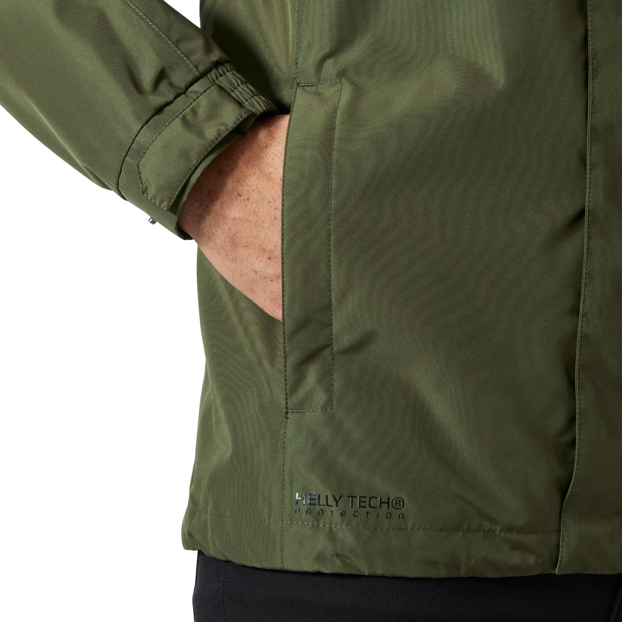 Helly Hansen Hombre Chaqueta Impermeable Dubliner, Verde, 3XL