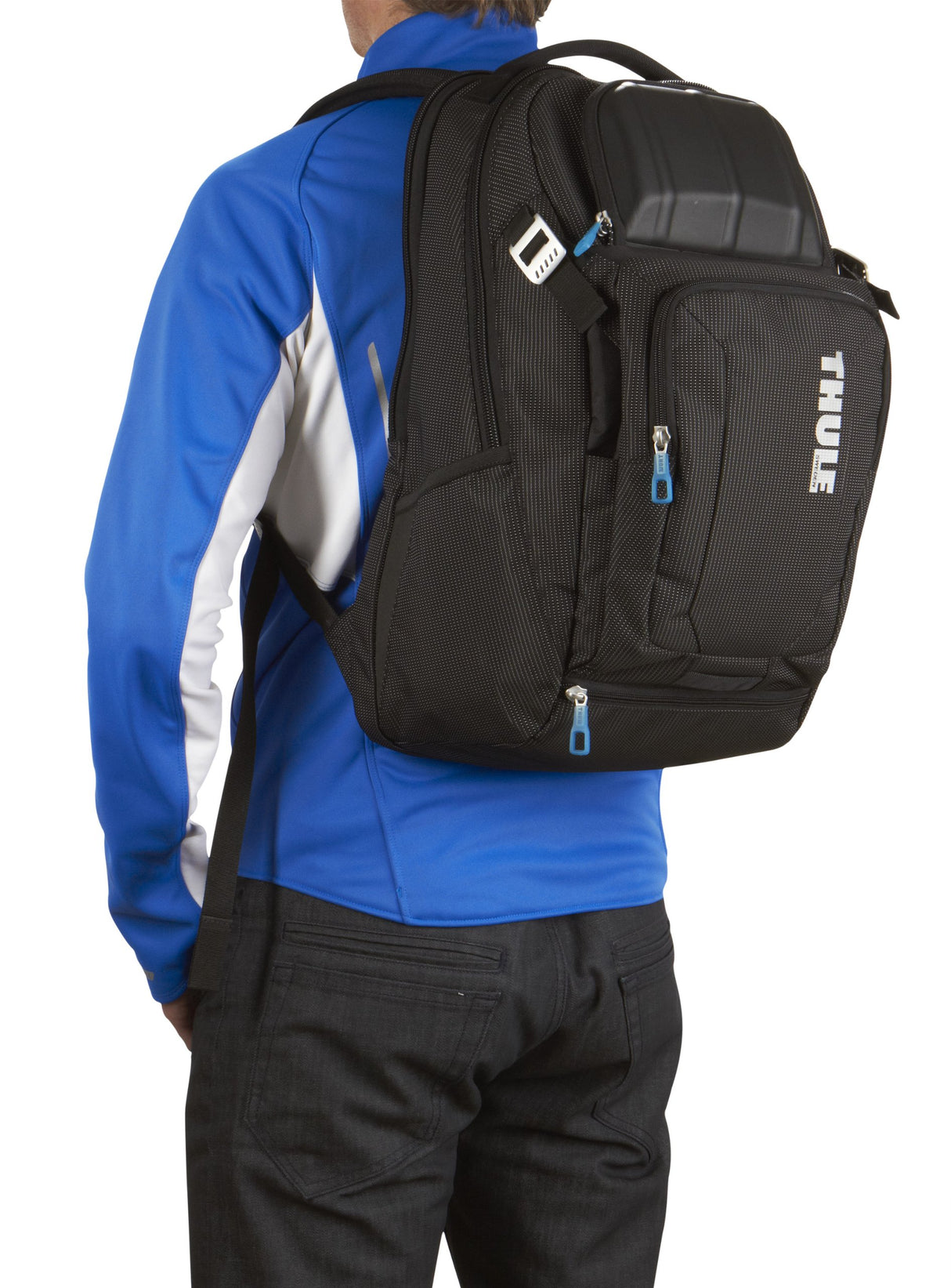 Thule TCBP217 - Mochila para Ordenador Ordenador portátil de 17" (Capacidad de 32 litros, Compartimento SafeZone), Negro