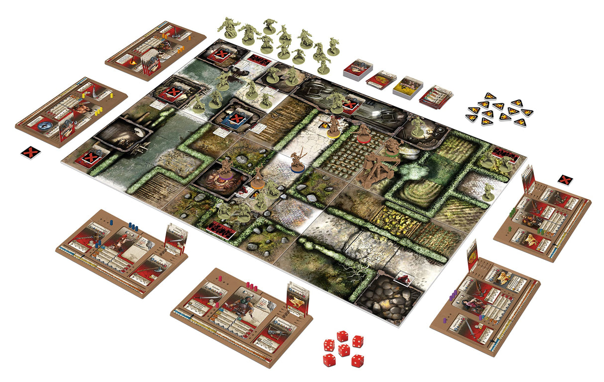 Asmodee - Zombicide: Green Horde - Juego de Mesa, 1-6 Jugadores, 14+ años, edición en Italiano