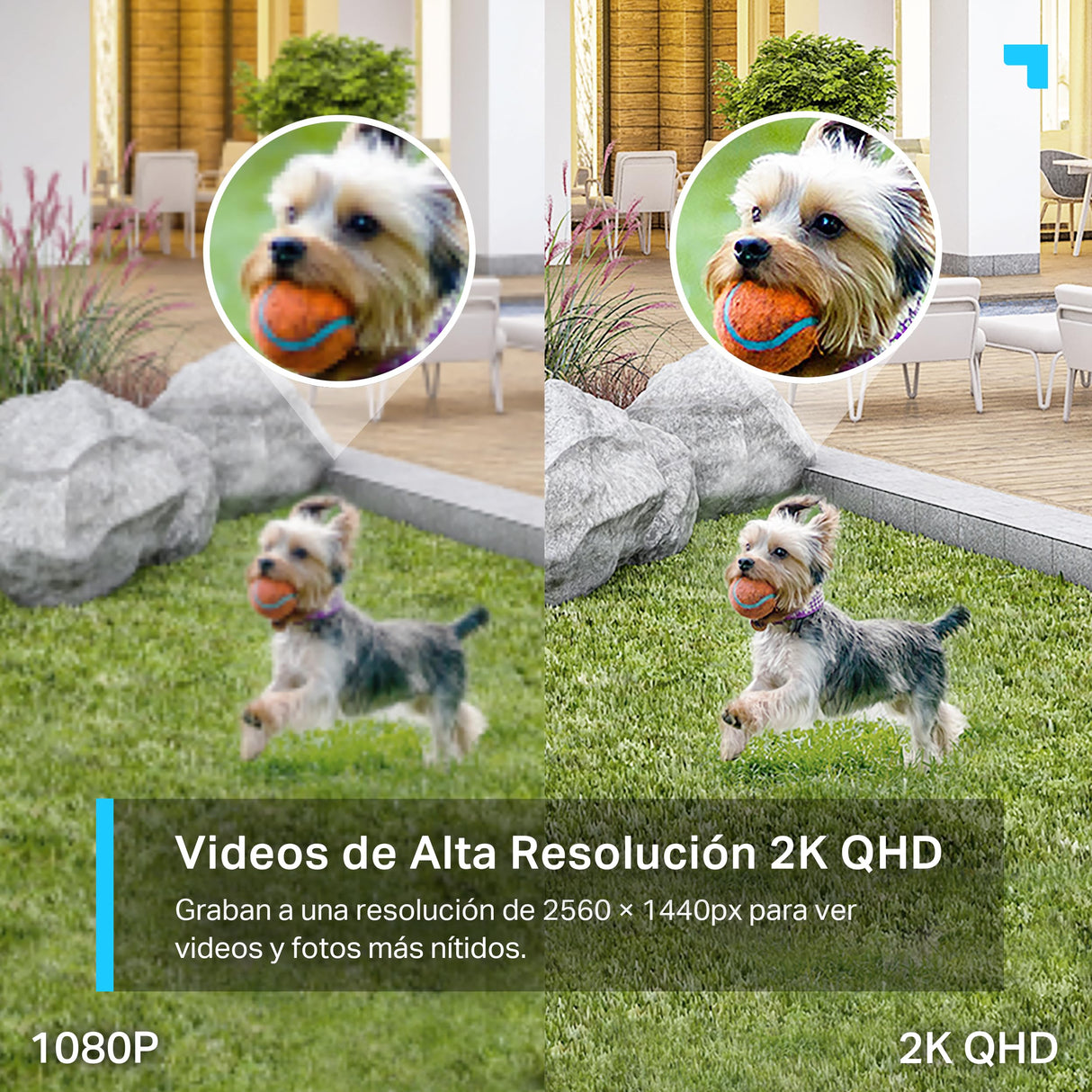 Tapo TP-Link C420S2 - Cámara Vigilancia WiFi Exterior Inalámbrica con Batería Recargable, Resolución 2k, Visión Nocturna, Audio Bidireccional, IP65 a Prueba de Agua