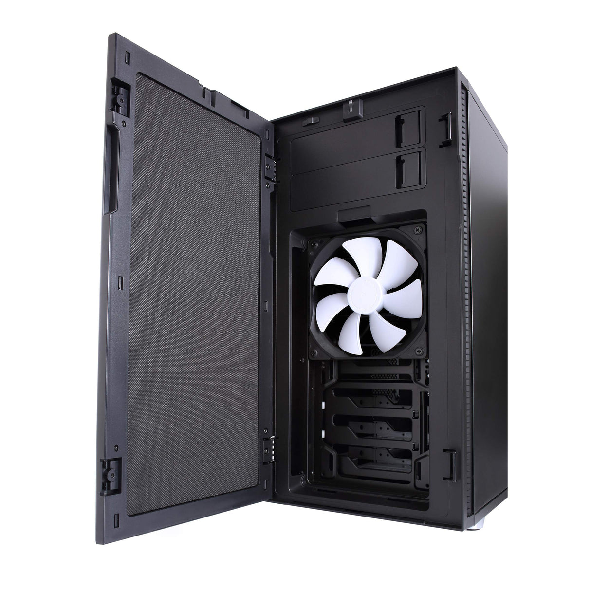 Fractal Design Define R5 , Mid Tower Computer Case , ATX , Optimized For High Airflow and Silent , 2X Fractal Design Dynamic GP,14 140mm Silent Fans Included , Water,Cooling Ready , Black