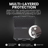 Nanuk Wheeled Series 935 NK-7 Maleta de protección Impermeable de Resina Ligera e Inserto de Espuma, Grafito