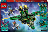 LEGO Ninjago 2 en 1 Meca Reactor de Lloyd - Figura Articulada Transformable en Avión Reactor - 5 Minifiguras Inc. Sora y Lloyd - Moto y Dragón de Juguete - Regalo para Niños de 9+ Años 71845