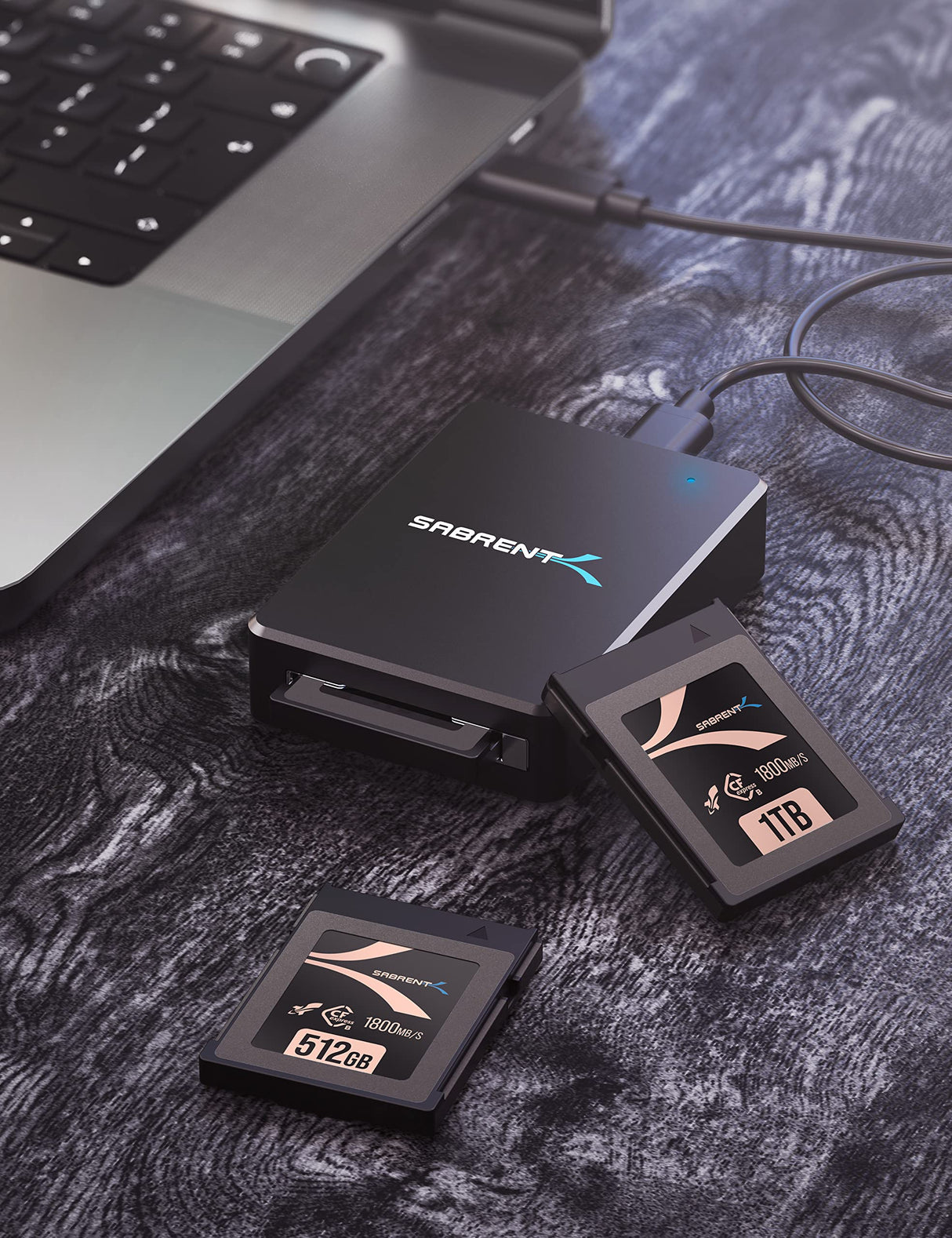 SABRENT Rocket CFX Pro 1TB CFexpress Tipo B Tarjeta de Memoria R1800MB/s W1700MB/s [CF-XXIT-1TB]