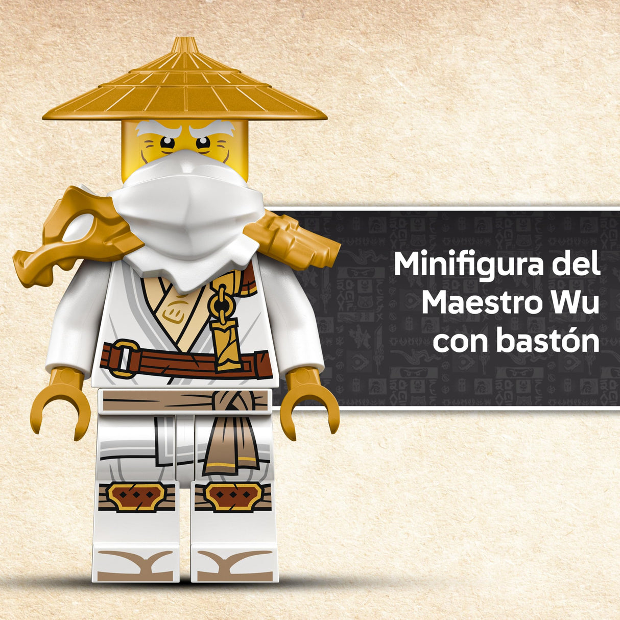 LEGO Ninjago Dragón Guardián - Kit de Maquetas - Figura Articulada de Dragón, Minifigura del Maestro Wu y Base de Exposición con Efecto de Roca - Regalo para Chicos de 14+ Años y Adolescentes 71847
