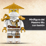 LEGO Ninjago Dragón Guardián - Kit de Maquetas - Figura Articulada de Dragón, Minifigura del Maestro Wu y Base de Exposición con Efecto de Roca - Regalo para Chicos de 14+ Años y Adolescentes 71847