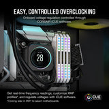 Corsair DOMINATOR PLATINUM RGB DDR5 RAM 32GB (2x16GB) 6200MHz CL36 Intel XMP iCUE Compatible Computer Memory - White (CMT32GX5M2X6200C36W)