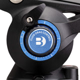 Benro S8 Pro Cabezal de Video líquido de Base Plana, 8 kg máx. de contrapeso de 8 Pasos (0-7), 3/8"-16 Soportes de Accesorios, 3/8"-16 Montaje de Cabeza, con Brazo Plano (S8PRO)