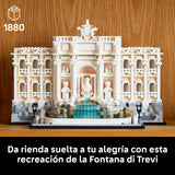 LEGO Architecture Fontana di Trevi Maqueta para Construir para Adultos, Monumento Italiano de Fuente Barroca y Minifiguras, Decoración del Hogar, Regalo para Viajeros 21062
