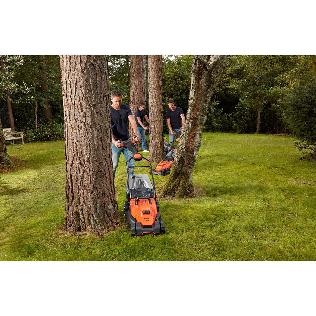 BLACK+DECKER BEMW481ES Cortacesped Electrico 1800W 42cm