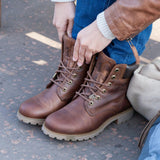 Panama Jack Panama 03, Botas Clasicas Mujer, Marrón Cuero B168, 36 EU