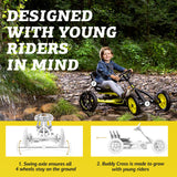 BERG Pedal Gokart Buddy Cross | Coche de Pedales, Seguro y Estabilidad, Juguete para niños Adecuado para niños de 3 a 8 años