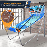 SereneLife juego baloncesto, Marcador LED digital, Plegable, Para niños y Adultos, Ideal para interiores y exteriores