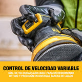 DEWALT Lijadora sin escobillas de 125 mm, 18V XR, Sin batería ni cargador, DCW210N-XJ