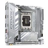 GIGABYTE B860I AORUS Pro Ice Placa Base - CPUs Intel Core Ultra, VRM de 8+1+2+1 Fases, hasta 9200MHz DDR5, 1xPCIe 5.0 + 1xPCIe 4.0 M.2, LAN 2,5 GbE, WiFi 7, Thunderbolt 4