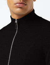 Armani Exchange Pullover Sweater Suéter para Hombre, Negro, XL