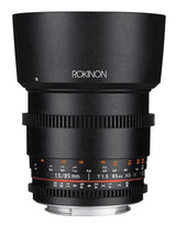 Rokinon Cine DS DS85M-N 85mm T1.5 AS IF UMC Marco Completo Cine Lente Fija para Nikon