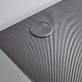 X Rocker Cougar XL Escritorio y estación de Trabajo para Juegos de Altura Ajustable, Mesa de computadora de Metal Resistente con Alfombrilla de ratón Grande, portavasos y Bandeja para Cables – Negro