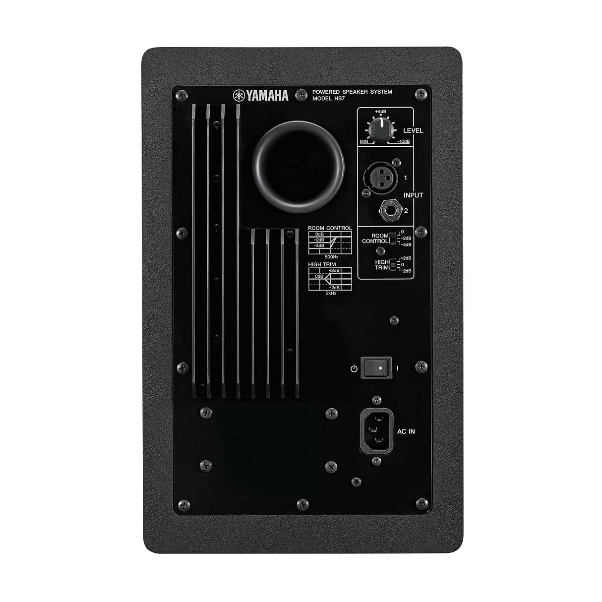 YAMAHA HS7 - PA, monitor de estudio autoamplificado para DJs, productores y artistas, Negro