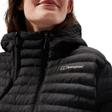 Berghaus Nula Hooded Maternity 2in1 Chaqueta para Mujer, Negro azabache, 40