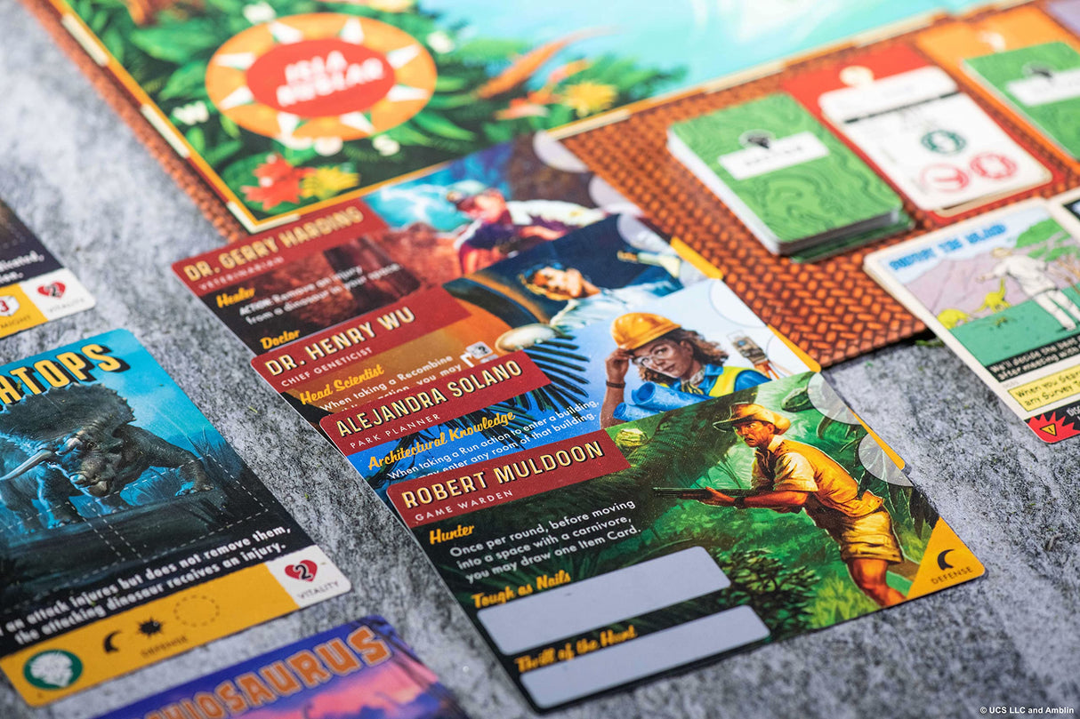 Funko Games - Jurassic Park: The Legacy of Isla Nublar Strategy Adventure Board Game - for Kids & Adults Age 10 Years Up - Family, 56323