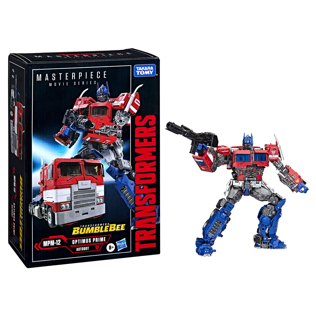 Transformers Movie Masterpiece Series MPM-12 Optimus Prime - Figura Coleccionable de película Bumblebee, 28 cm, Multicolor
