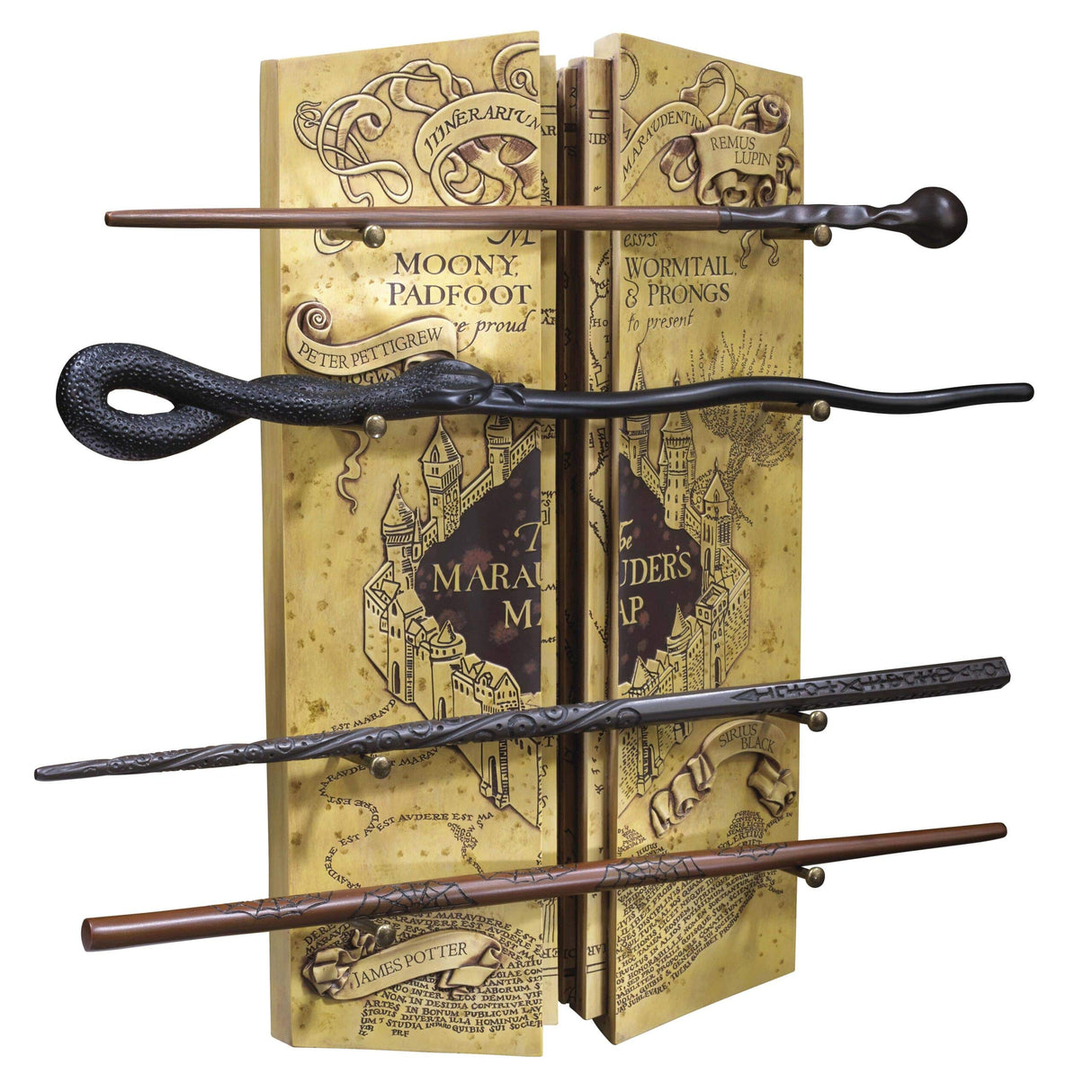 Varita Collecion The Merodeadores + Display 36 X 21 Cm De Harry Potter