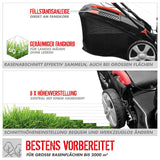 Güde Cortacésped Big Wheeler 534.2 R (Motor: Motor de 4 Tiempos S 592 V, Potencia del Motor: 3,5/4,8 kW/CV, Ancho de Corte: 53,3 cm, tracción a la Rueda, Bolsa de Hierba de 60 l, Ajuste de Altura de