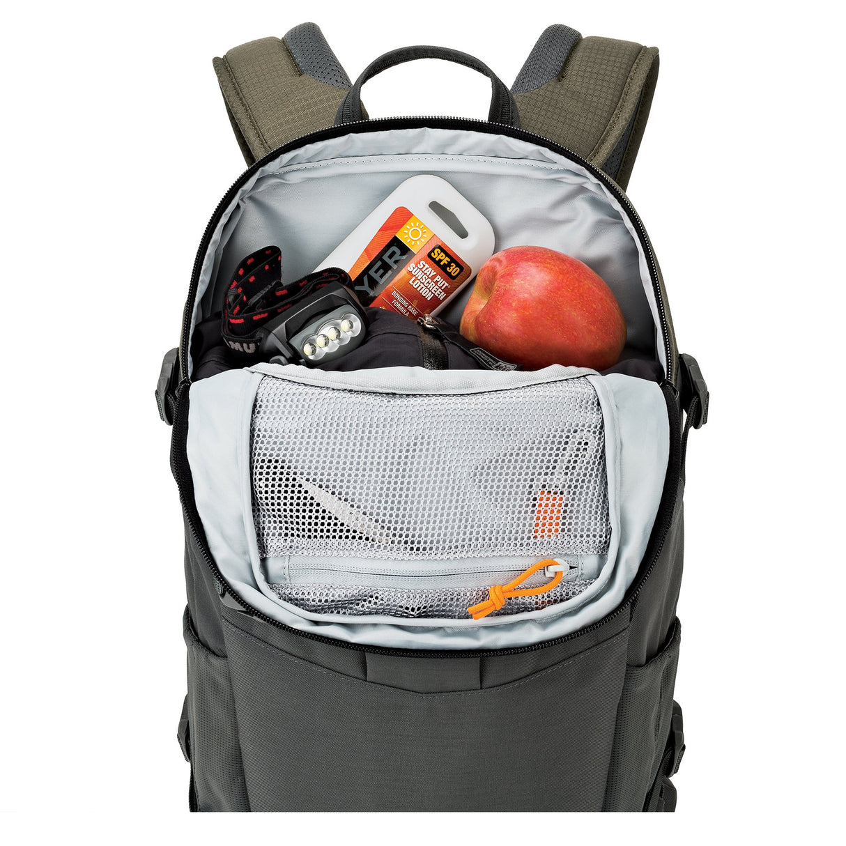 Lowepro Flipside 350 AW - Mochila para Cámara Fotográfica DSLR y varias Lentes, Bolsa para la Cámara, la Tablet, Accesorios de Fotografía, Trípode - Color Gris