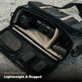 PolarPro - Roadrunner - 6L - Bandolera - Bandolera Profesional - Se Adapta a Todo tu Equipo fotográfico/dron