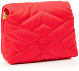 Pinko Love Click Puff Baby Recycled Nylon Puzzle Edredón, Bolsa para Mujer, R30b_Rojo-Block Color