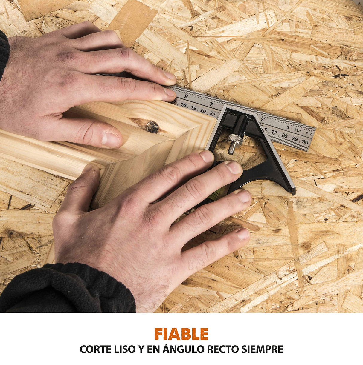 Evolution Power Tools R210CMS Multimaterial Sierra Ingletadora - Corta acero dulce, aluminio, plástico, madera con clavos incrustados, 210 mm