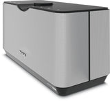 TechniSat AUDIOMASTER MR3 - Altavoz ELAC WLAN de 90W y Radio Internet (con Streaming de Audio UPnP/DLNA, Altavoz Multiroom para Reproducir Radio Internet, Spotify y Bluetooth) Negro/Plateado