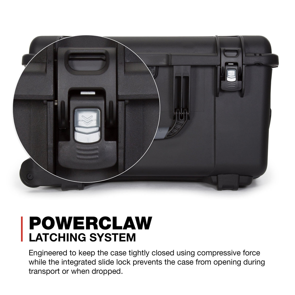 Plasticase, Inc. Nanuk 960 Funda rígida Impermeable vacía con Ruedas and Gewatteerde Divider - Negro