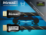 bivani Cable HDMI 2.1a de 8 K, 4 metros, 48 Gbps, cable HDMI de alta velocidad, certificado HDR10+, Ethernet de alta velocidad, PS5 y Xbox Series X Ready, revestimiento de nailon, serie Elite - 4M