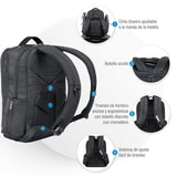 Everki Studio Mochila Expandible ECO-Friendly, Laptop hasta 15 Pulgadas, Botellas Recicladas (EKP118E-ECO)