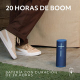 Ultimate Ears Megaboom 4 Altavoz Bluetooth portátil Impermeable con Potente Sonido de 360 Grados y Graves atronadores, Altavoz Flotante con 20 Horas de batería y Radio de 45 m - Azul