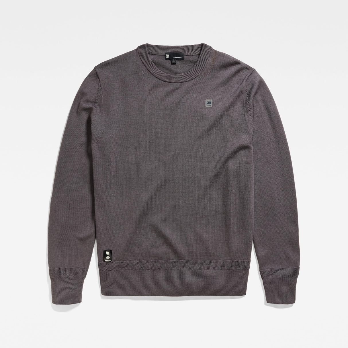 G-Star Para Hombre Jersey Premium Core Knitted, Gris (rabbit D21931-B692-G077), M
