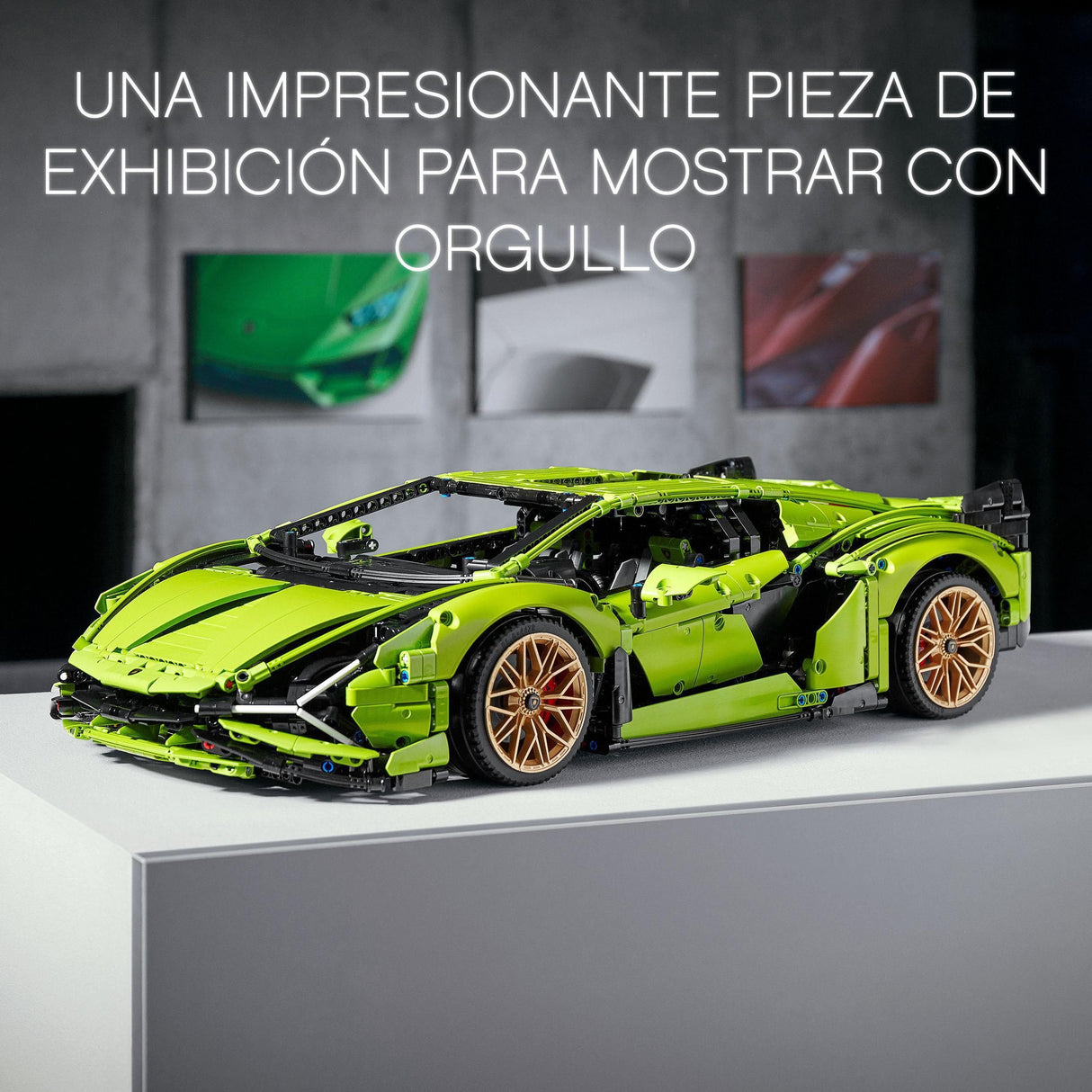 LEGO Technic Lamborghini Sián FKP 37, Maqueta de Coche para Construir, Modelo Coleccionista, Idea de Regalo para Hombres y Mujeres 42115