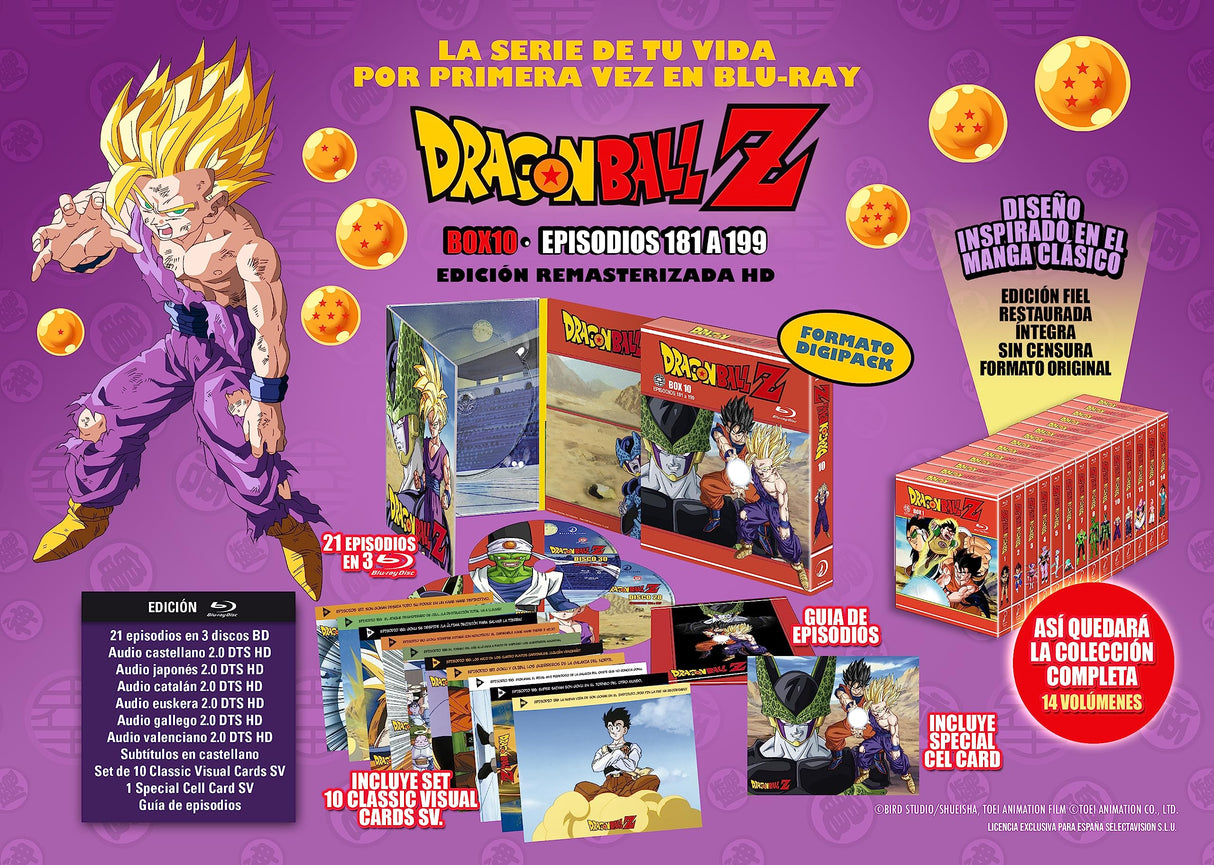 Dragon Ball Z Box 10 (Episodios 181 a 199) [Bluray] [Blu-ray]