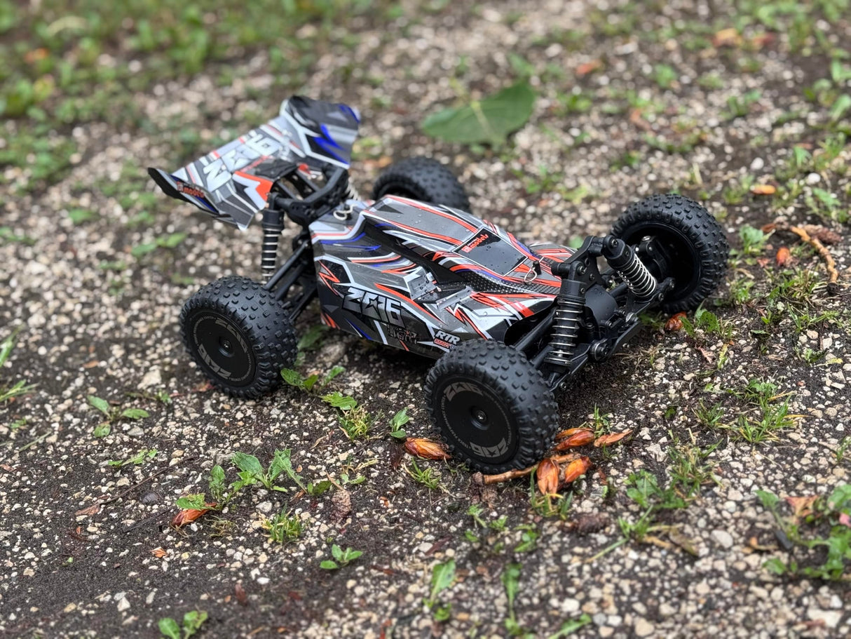 DF Models Z06 Light Buggy RTR (Largo x Ancho x Alto 31 x 20,5 x 12 cm, Aprox. 1000 g, Escala 1:14, hasta 40 km/h rápido, a Partir de 14 años, Incluye batería y Cable de Carga USB, Coche teledirigido