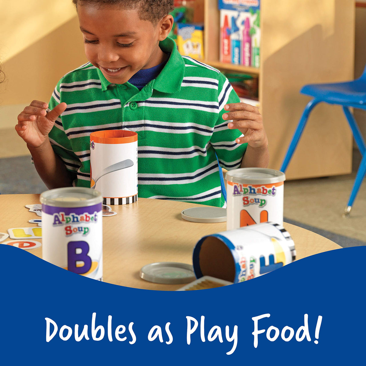Learning Resources Sopas clasificadoras del alfabeto Alphabet Soup Sorters