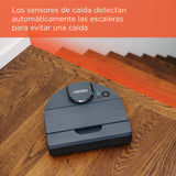 Neato Robotics D8 - Robot Aspirador Inteligente - Navegación láser - Batería de larga duración de 100 minutos - 700ml depósito de polvo - Auto Recarga - Ideal para suelos y alfombras
