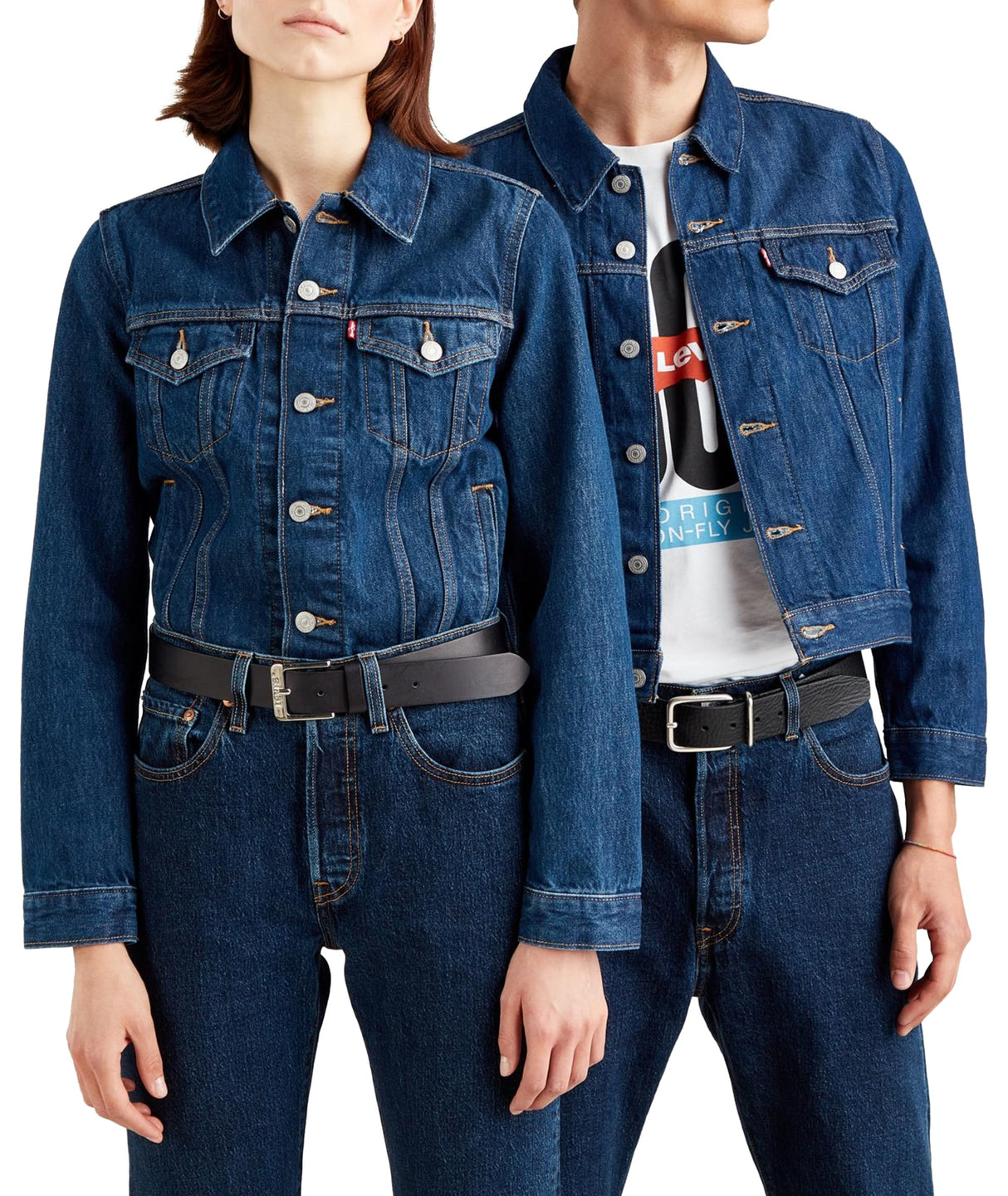 Levi's Original Trucker, Denim jacket para Mujer, Authentic Blue, XL